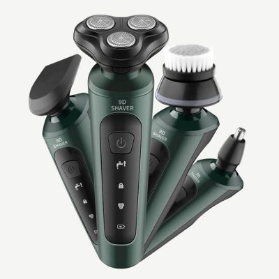 Multi-function High-power Electric Shaver Whole Body Washable USB Rechargeable Shaver Nose Hair Trimmer Cleansing Instrument