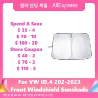 For VW ID.4 2023 2022 2021 Front Windshield Sunshade Accessories ID4 Foldable Window Cover Block Heat and Sun Keep Car Cool Sunshades