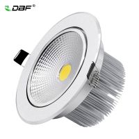 [DBF]Angle Adjustable Silver Body Dimmable LED Recessed Ceiling Downlight 7W 9W 12W 15W 18W With AC85-265V LED Driver Spot Lamp