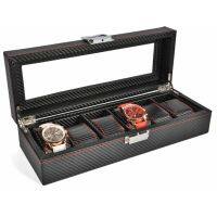 [SDT] 6 10 12 Full Carbon Fiber Design Watch Jewelry Display Storage Jam Tangan Watch Case