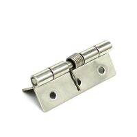 Spring-loaded 304 Stainless Steel Folding Hinge for Heavy-Duty Cabinet Doors and Carriage Accessories