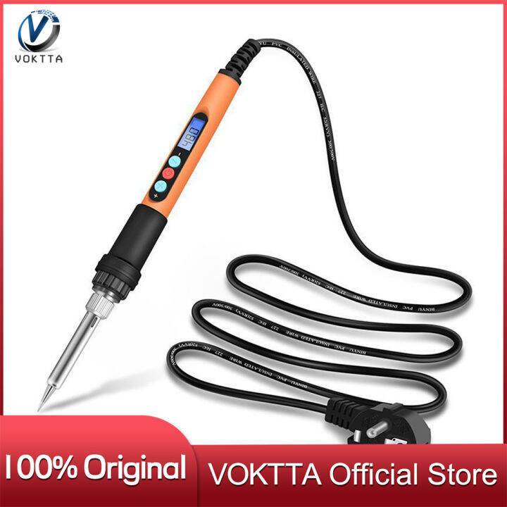 VOKTTA Soldering Iron Kit Electric Soldering Kit 100W Digital Portable