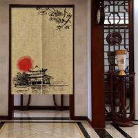 【HOT】۞✴ Chinese Painting Partition Door Curtain Bedroom Restaurant Noren Entrance Doorway Hanging Curtains