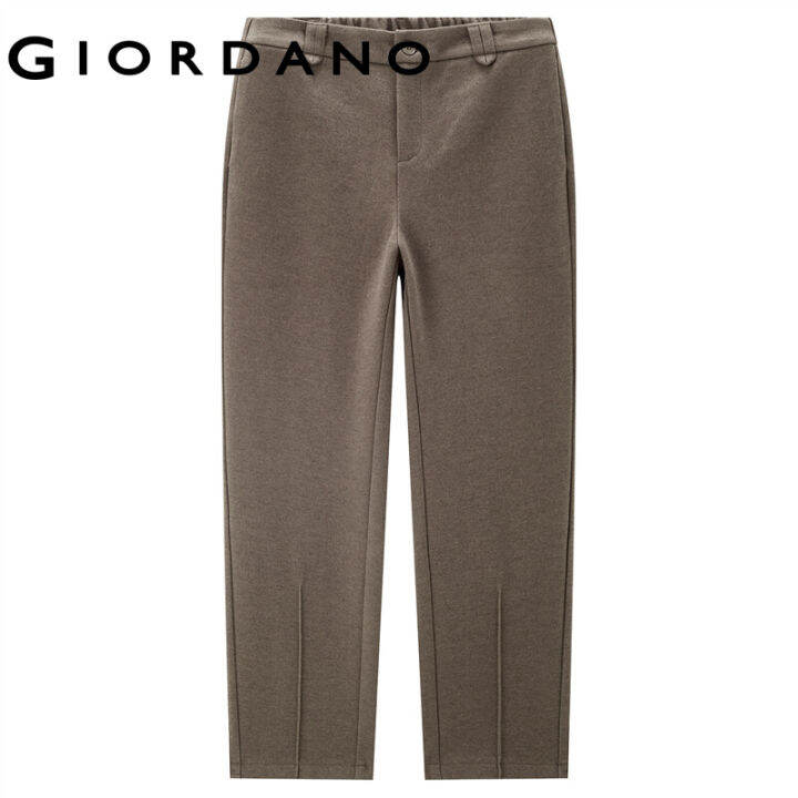 giordano-กางเกงขายาวผู้หญิง-กางเกงแฟชั่นผญ-ลุคทำงาน-free-shipping-18422002