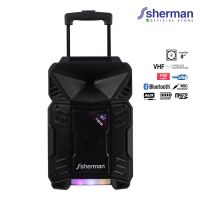 Sherman ลำโพงล้อลากอเนกประสงค์ รุ่น APS-109 สีดำ