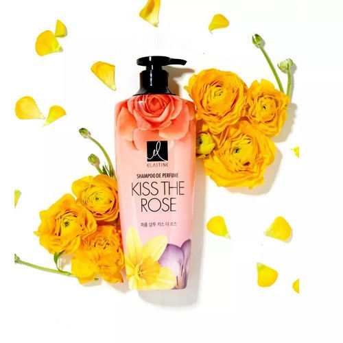 elastine-perfume-shampoo-600ml-รุ่นkiss-the-rose-แชมพูเกาหลี-นำเข้าจากเกาหลี-ของแท้100