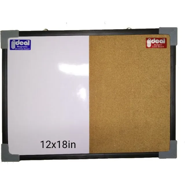 12 x18 inches Combination board ( whiteboard + corkboard