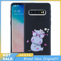 สำหรับ Samsung S10สายคล้องแบบมีเคสหลังฝาครอบป้องกันกันรอยขีดข่วนทำสี TPU แบบน่ารักป้องกันการลื่น