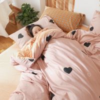 [COD] Manufacturers supply thickened flannel three-piece dormitory bed plus velvet warm coral milk quilt sheet