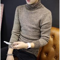 CODHaley Childe Mr.Right New 2023 Men’s Casual Warm Long Sleeve Turtle Neck Tops Knitted Sweater Pullover