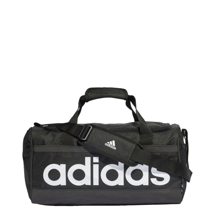 adidas Lifestyle Essentials Linear Duffel Bag Medium Unisex Black ...