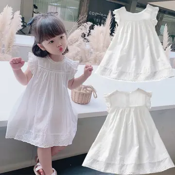 White colour frock 2025 for baby girl