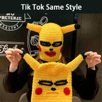 Monkey Fun Tiktok Pikachu หมวกลายตลก Pikachu Ma-Sk Premium Adventure อุปกรณ์งานปาร์ตี้