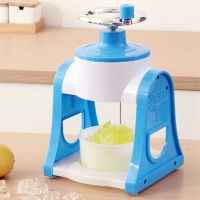 1 Piece Shaved Ice Machine Home Small Manual Ice Crusher Summer Hand-Shake Ice and Hail Ice Ice Breaker Make Ice Maker Blue