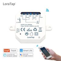 Loratap สวิตช์ไฟอัตโนมัติ1แก๊ง,สวิตช์ไฟไร้สาย10a จับเวลาทำงานร่วมกับ Google Home Alexa Echo รีโมทคอนโทรล