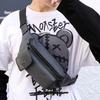 High Quality Leather Waist Bag Men Fanny Pack Casual Adjustable Belt Bag Messenger Bag Multifunctional Waterproof Chest bag