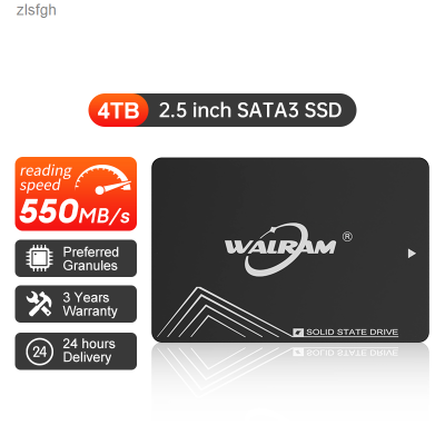 WALRAM SSD 4TB 2TB 1TB HDD 2.5 Sata 3โซลิดสเตทไดรฟ์ฮาร์ดดิสก์สำหรับโน็คบุคตั้งโต๊ะ4เทราไบต์ Ssd Ssd Sata 1Tb 2Tb Zlsfgh