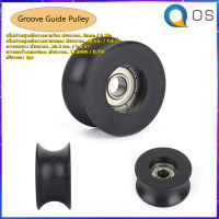 【ราคาถูก】【จัดส่งฟรี】แบริ่งลูกกลิ้งไนลอน 0840UU 8mm Groove Guide Pulley Sealed Rail Groove Ball Bearing Wheel