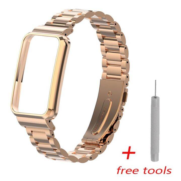 stainless-steel-strap-for-redmi-smart-band-pro-bracelet-metal-smart-watch-case-protector-for-redmi-band-pro-cover-bumper-correa-cases-cases