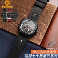 suitable for SEVENFRIDAY Mens Leather Watch Strap Series P2 B02 Q2/02 Bracelet S2 M2 P3 T2