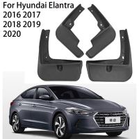 บังโคลนหน้าหลังสำหรับรถยนต์ Hyundai Elantra 2016 2017 2018 2019 2020กันการสาดอุปกรณ์เสริมบังโคลนกันเปื้อน