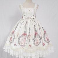 MAGOGO Women Kawaii Lolita Maid Dress Long Sleeve Costume Loose New Flower Princess Original Dress Hot Christmas