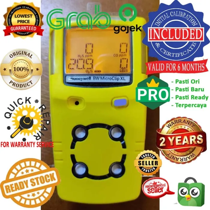Honeywell BW Multi Gas Detector MicroClip XL ori Lazada Indonesia