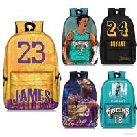 Gt2 ใหม่ NBA LeBron James กระเป๋าเป้สะพายหลัง กระเป๋านักเรียน ความจุขนาดใหญ่ สําหรับผู้ชาย นักเรียน