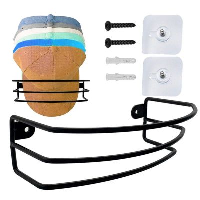 【YF】 Adhesive Hat Racks Metal Organizer Hooks For Wall Multi Purpose Rust-resistant Closet Towel Storage Rack