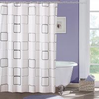 【CW】✁✗∏  240/200/180/150 Plastic Shower Curtain With Hooks Mildew Proof Translucent Curtains PEVA