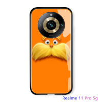 เคส Realme 11 Pro 5G Realme 11 Pro + 5G 3D การ์ตูนกันกระแทกสำหรับเด็กผู้หญิง Pocket Monster อีโมจิเคสกระจกนิรภัยมันวาว