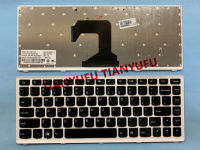 FOR S300 S405 S400 S400T S415 S435 S410 S305 T3E1-US PK130S93B3B00 NSK-BCKS US BLACK WHITE FRAME Laptop KEYBOARD