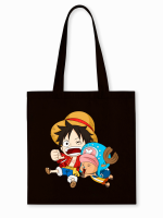 กระเป๋าผ้า One Piece  กระเป๋าผ้าพิมพ์ลาย กระเป๋าผ้าCotton 100%