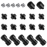 22Pcs 1/4Inch to 1/4Inch and 1/4Inch to 3/8Inch Camera Tripod Mount Screw Adapter Set for Camera Tripod Monopod Stand