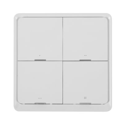 with Zigbee Gateway APP Control Smart Home No Wire Smart Tuya 4-Way Panel Scene Button Switch Used