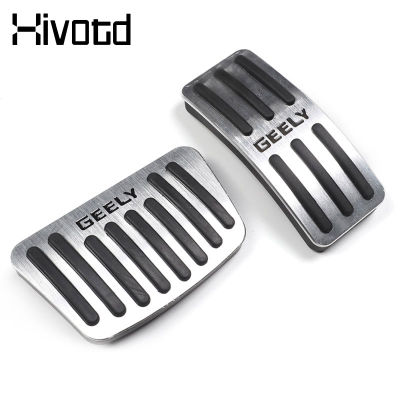 Car Foot Pedal Cover Pads Brake For Geely Coolray 2018- Stainless Steel Accelerator Frame Oil Gas Pedal Interior Accessories