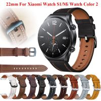 Easyfit Leather Strap For Xiaomi Mi Watch Color 2/MI Watch S1 Smart Sport Band For MI Watch Sport/Global Version Watch Bracelet Smartwatches