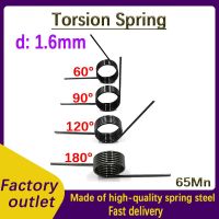 ขดลวดสปริงเหล็กขนาดเล็กรูปตัววี1.6มม. 2ชิ้นสปริงแรงบิด60 90 120 180 Degreetorsion ขดลวดสปริง3รอบ6รอบ9รอบสกรูตะปูและ Fa สไตล์ใหม่