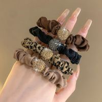 [COD] Korean high-end head 2022 new exquisite large intestine hair ring rubber band womens ponytail meatball headdress leather case