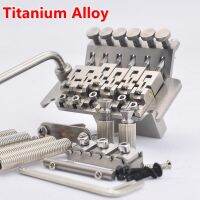 KR-6 Strings Titanium Alloy Tremolo System Bridge with Stainless Steel Block High Quality Guitar Bridge