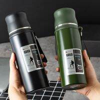 【YF】✲◆  600/1000ml Thermal Bottle Outdoor 304 Cup Large Capacity Insulated Mug