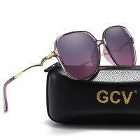 GCV 2022 New Fashion Polarized Women Cat Eye Butterfly Sunglasses  Square Frames Sun Glass Ladies Lunette De Soleil Femme UV400