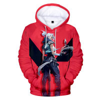 2023 NewNew Arrival เกม Valorant 3D พิมพ์ Hooded Sweatshirt ผู้ชายผู้หญิงแฟชั่นพิมพ์ Hoodie Pullover ฤดูใบไม้ร่วงฤดูหนาว Plus ขนาด Hoodies