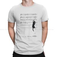 Black Cat Mischief Classic Hip Hop Tshirt Cat Lover Leisure T Shirt Summer T-Shirt For Adult