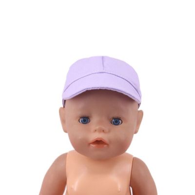 อุปกรณ์เสื้อผ้าตุ๊กตาหมวกเทนนิสแหลม11สีสำหรับทารกแรกเกิด43ซม. แอมป์; ของเล่นตุ๊กตาอเมริกัน18นิ้วสำหรับเด็กผู้หญิงของเรา
