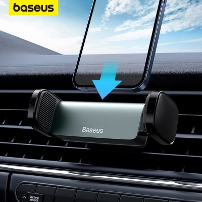 Baseus Car Phone Holder For Universal Mobile Phone Holder Stand Car Phone Stand For Car Air Outlet Mount Car Cell Phone Support