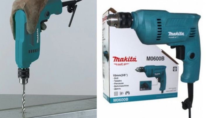 makita-เครื่องสว่านไฟฟ้า-รุ่น-m0600b-ใช้เจาะเหล็กเเละไม้-อลูมิเนียม-ของแท้100-แทน-maktec-mt60