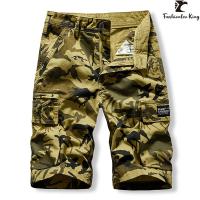 Fashion Jogger Cargo Shorts Mens Multi-pockets Summer Casual Army Shorts