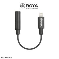 BOYA BY-K3 3.5mm TRRS Female Audio Adapter Cable สายแปลง สำหรับต่อไมโครโฟน