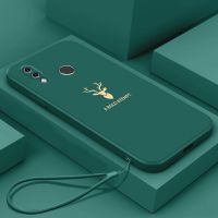 Casing For huawei y7 2019 huawei y9 2019 huawei y7 pro 2019 phone case Softcase Liquid Silicone Protector Smooth Protective Bumper Cover new design  Deer Head